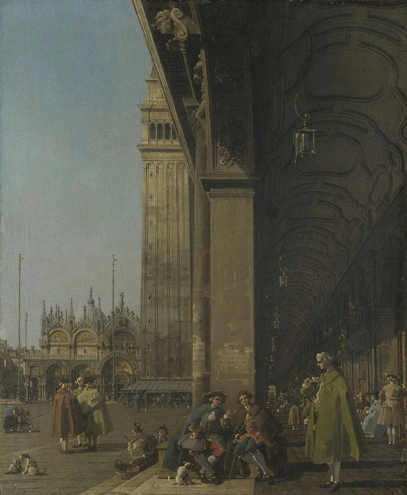 Plac św. Marka na wschód z widokiem z południowego zachodu - Canaletto