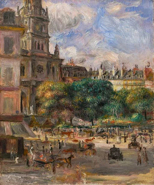Plac Trójcy, Paryż - Pierre-Auguste Renoir
