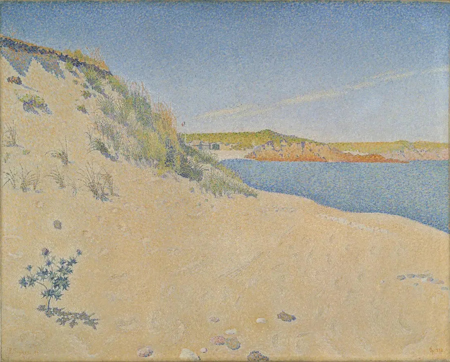 Plaża w Saint Briac - Paul Signac