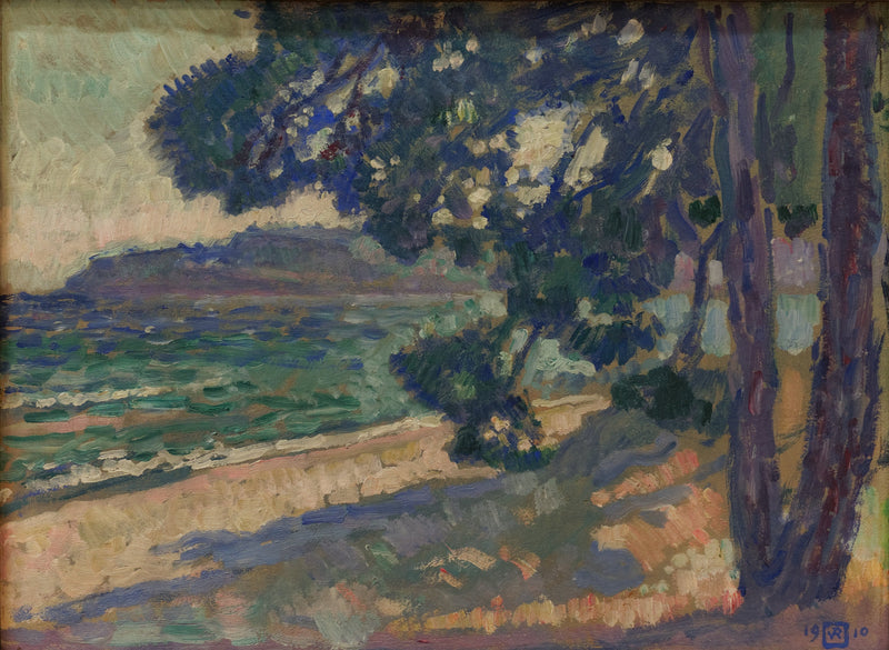Plaża w Cavalaire - Théodore van Rysselberghe