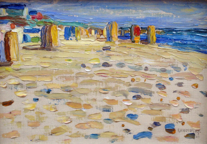 Plaża w Holandii - Wasilij Kandinsky
