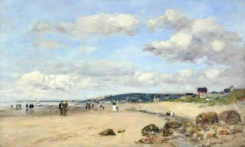 Plaża w Normandii, Francja - Eugène Boudin