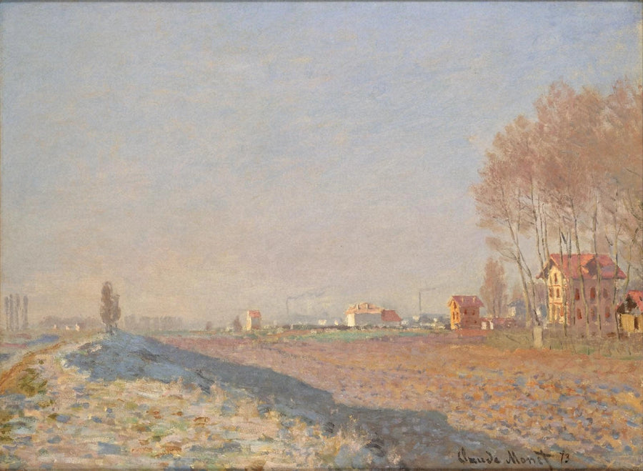 La Plaine de Colombes, biała galaretka W256 - Claude Monet