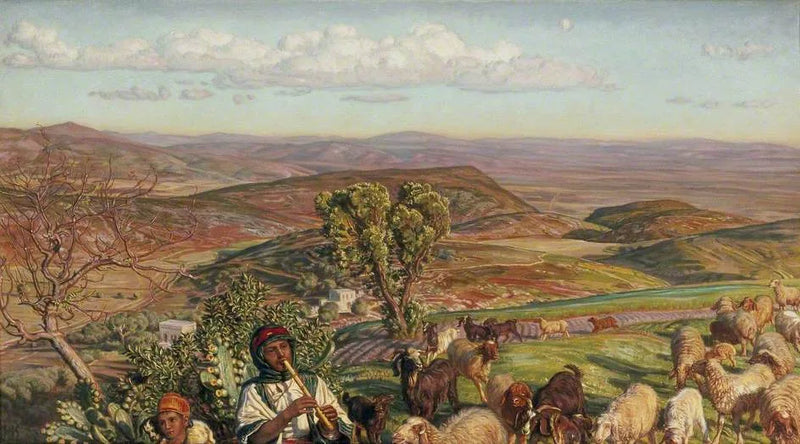 Plaine d'Esdraelon widok z wzgórz nad Nazaretem - William Holman Hunt