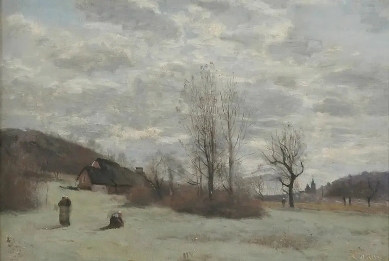 Płaskowyż w okolicach Beauvais po stronie faubourg Saint-Jean - Jean-Baptiste Camille Corot