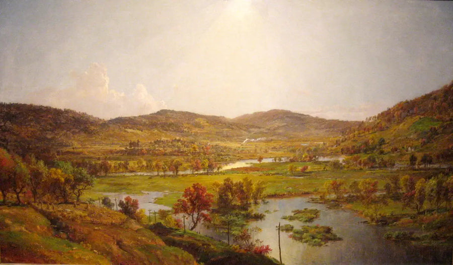 Równiny Sidneya z połączeniem rzek Susquehanna i Unadilla - Jasper Francis Cropsey