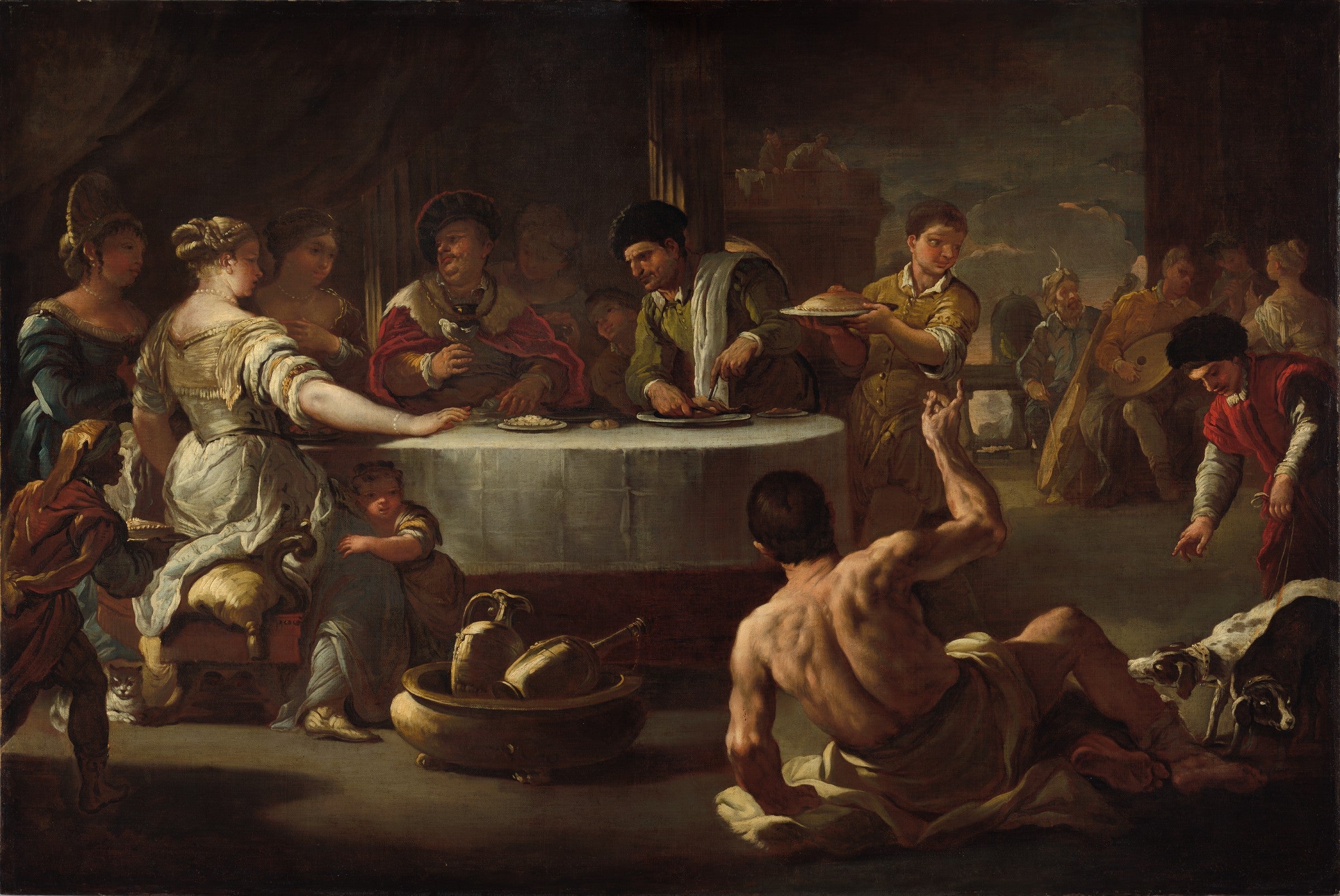 Plongée et Lazare - Luca Giordano - Alpha Reproduction