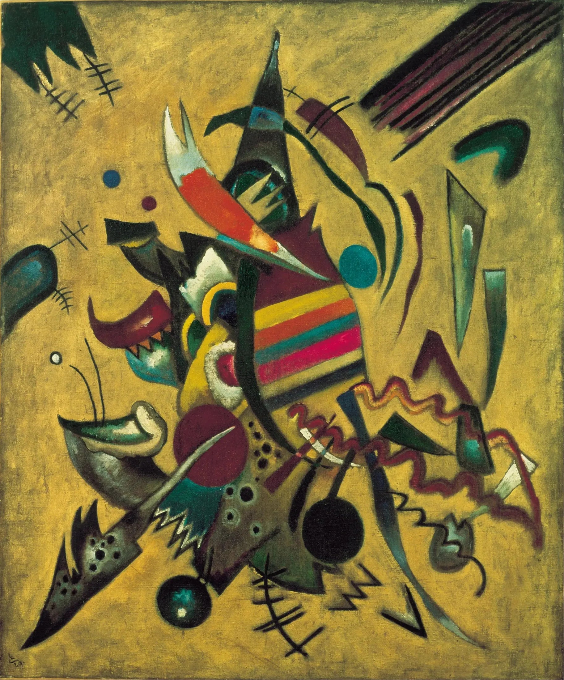 Points - Vassily Kandinsky image 1 reproduction d’œuvre d’art à l’huile