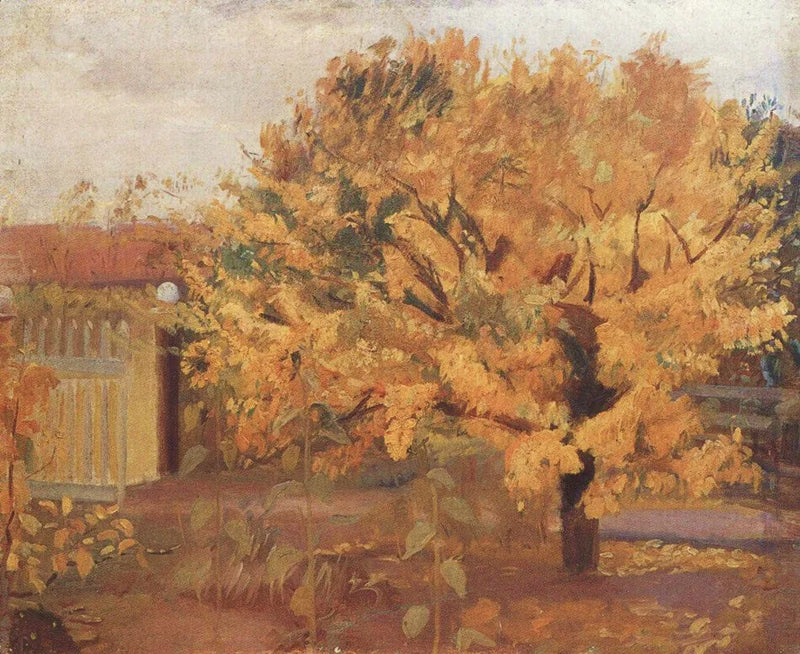 Grusza w ogrodzie frontowym - Anna Ancher