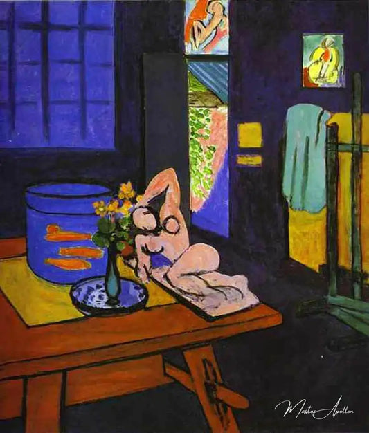 Poisson rouge à l'intérieur 1912 - Matisse - Reproductions de tableaux et peintures haut de gamme