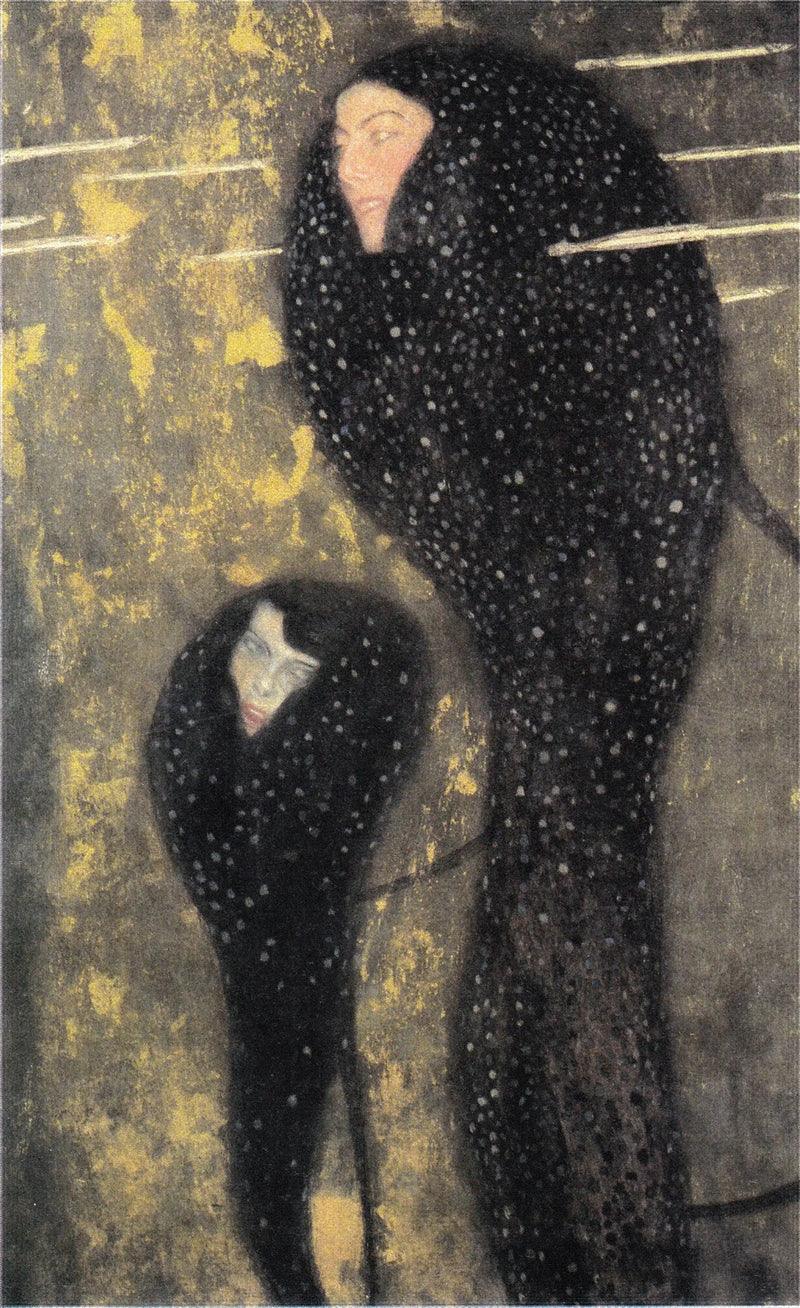 Srebrne rybki (Nixen, Syreny) - Gustav Klimt