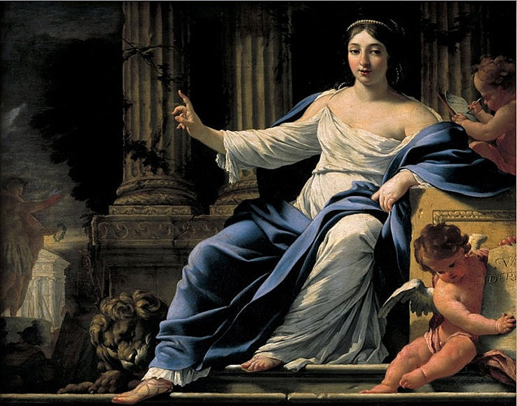 Polimnia, muza elokwencji - Simon Vouet