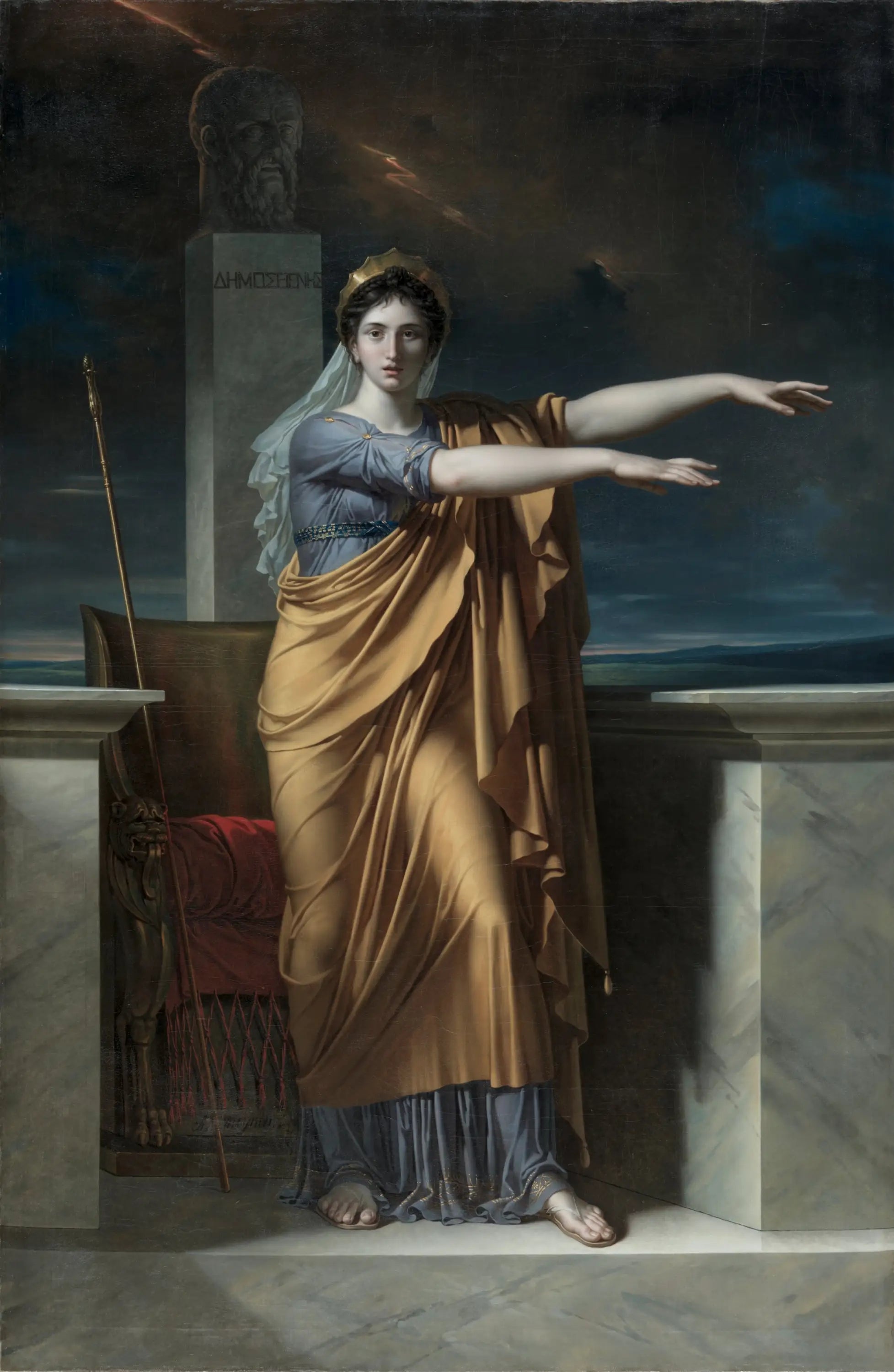 Polymnie muse qui préside à l’éloquence - Charles Meynier - Alpha Reproduction