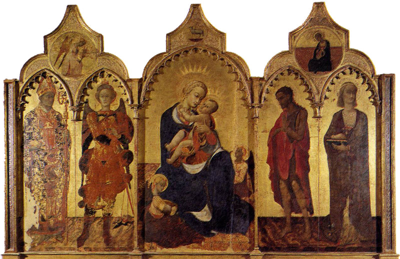 Poliptyk San Domenico de Cortone - Stefano di Giovanni (Sassetta)