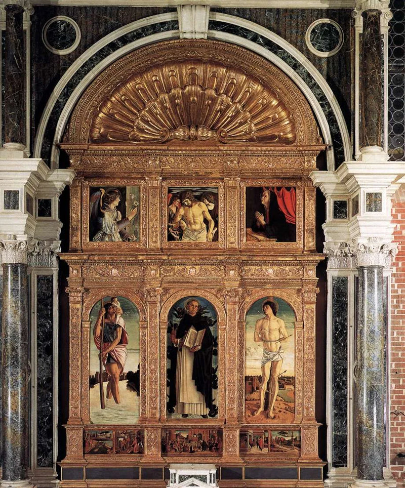 Poliptyk Święty Wincenty Ferrier - Giovanni Bellini