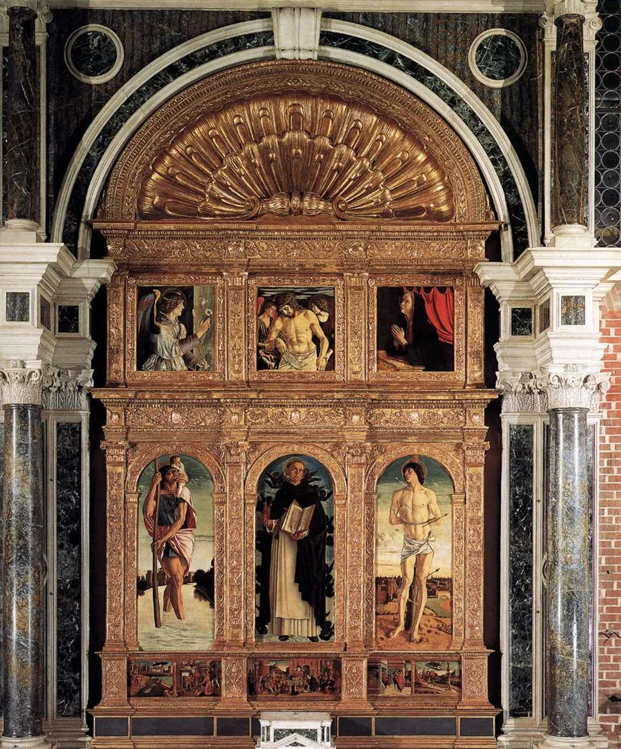 Poliptyk Święty Wincenty Ferrier - Giovanni Bellini