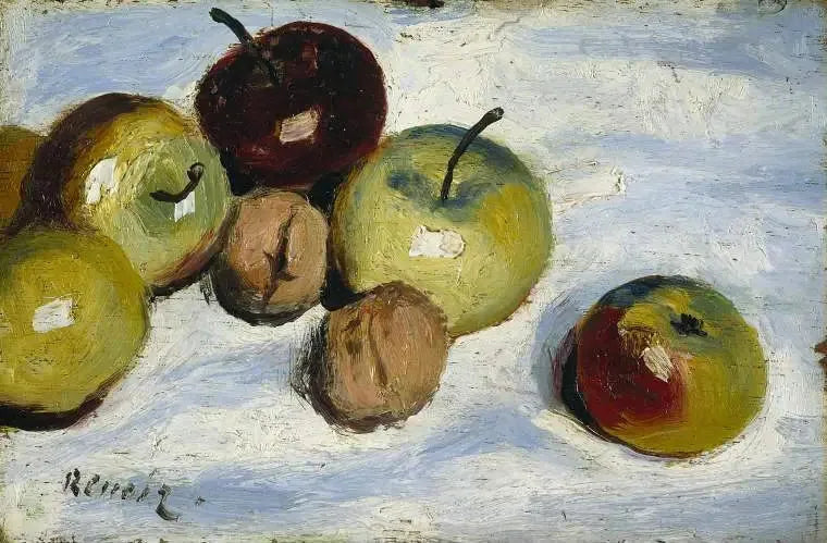 Jabłka i orzechy - Pierre-Auguste Renoir