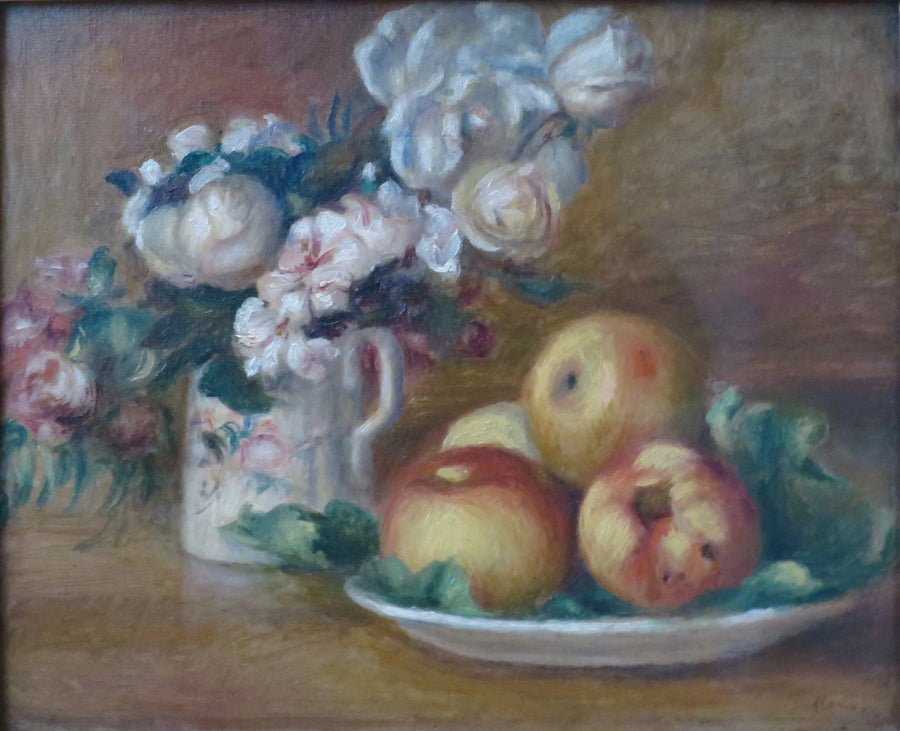 Jabłka i kwiaty - Pierre-Auguste Renoir
