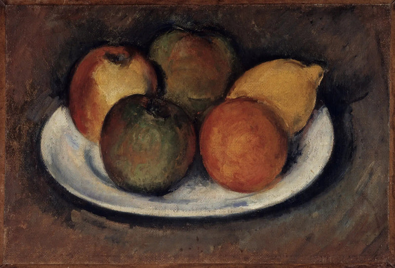 Jabłka, pomarańcza i cytryna - Paul Cézanne
