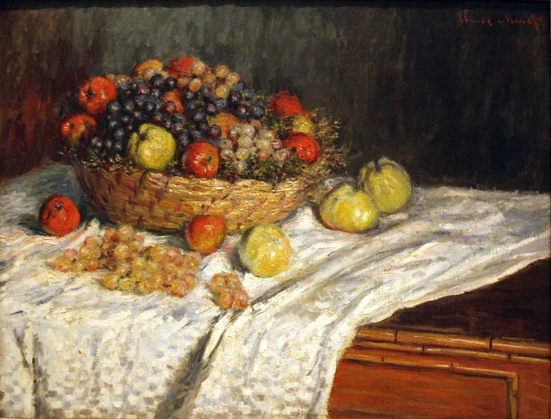 Jabłka i winogrona W545 - Claude Monet