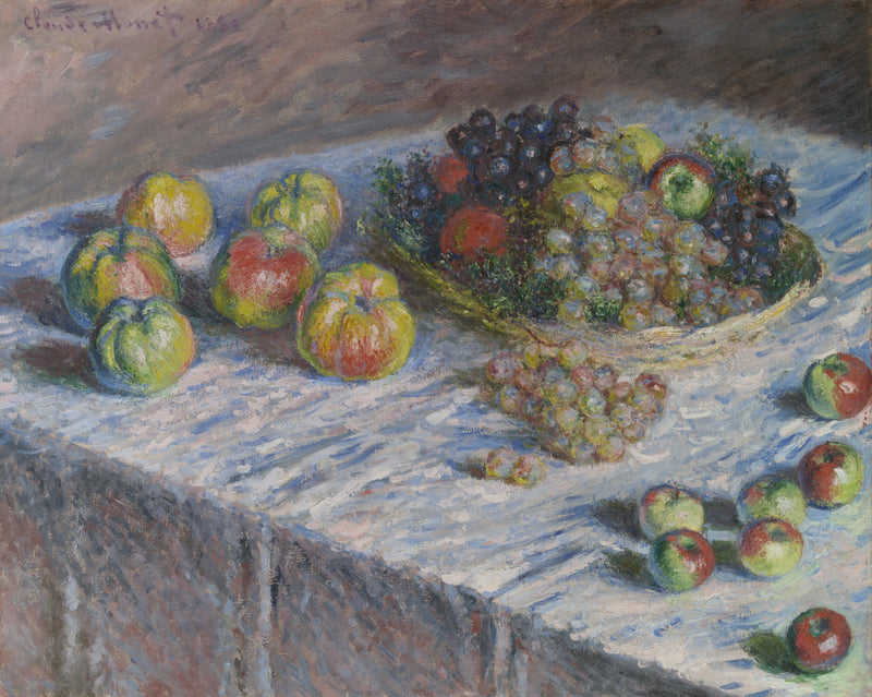 Jabłka i winogrona W546 - Claude Monet