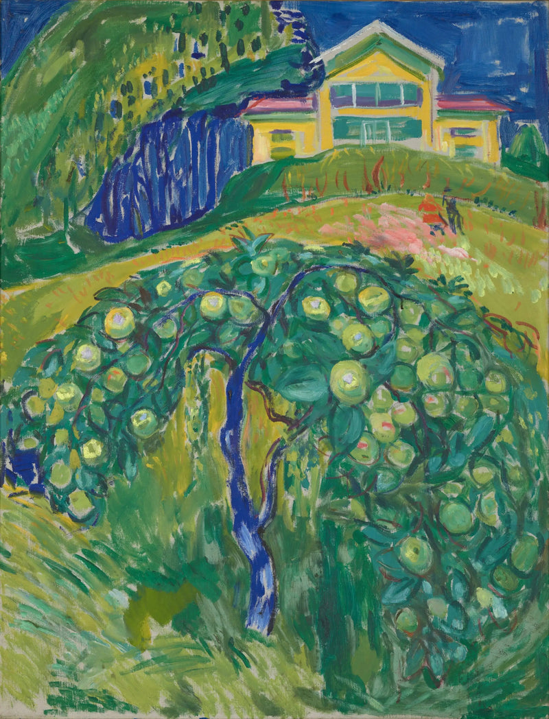 Jabłoń w ogrodzie - Edvard Munch