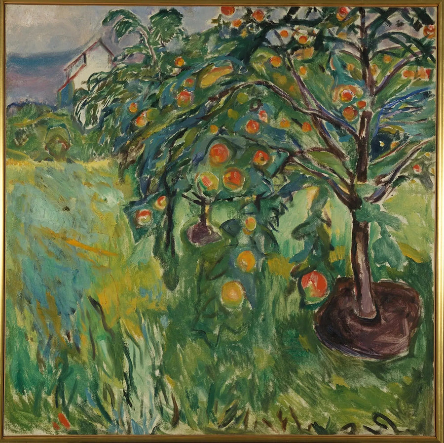 Jabłoń obok studia - Edvard Munch
