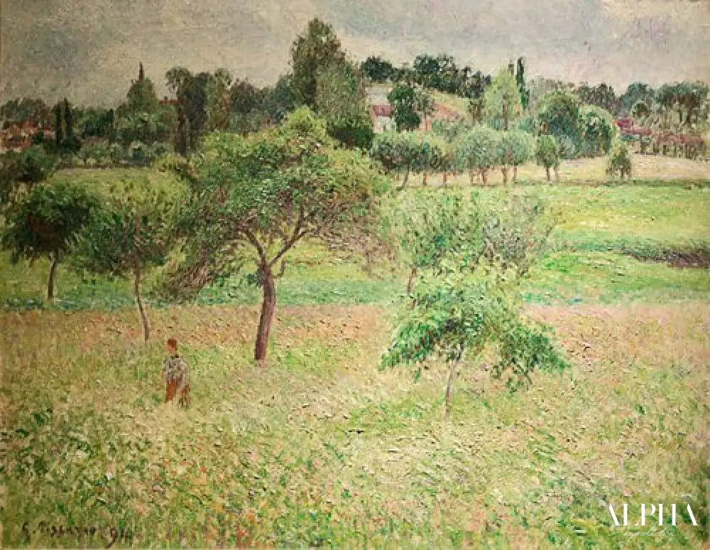 Pommiers à Éragny - Camille Pissarro - Reproductions de tableaux et peintures haut de gamme