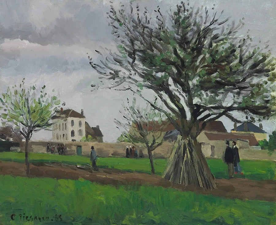 Jabłonie w Pontoise (Dom ojca Galliena) - Camille Pissarro