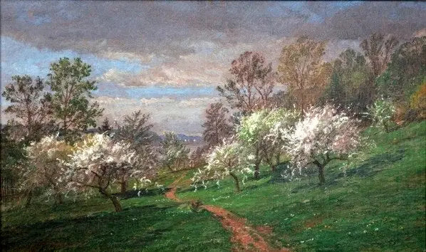 Pommy w kwiatach - Jasper Francis Cropsey
