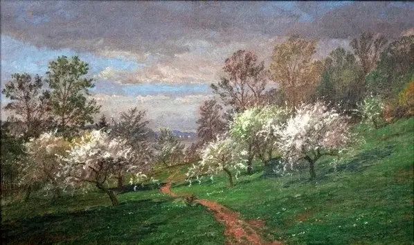 Pommy w kwiatach - Jasper Francis Cropsey