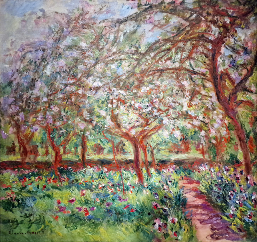 Jabłonie w kwiecie - Claude Monet