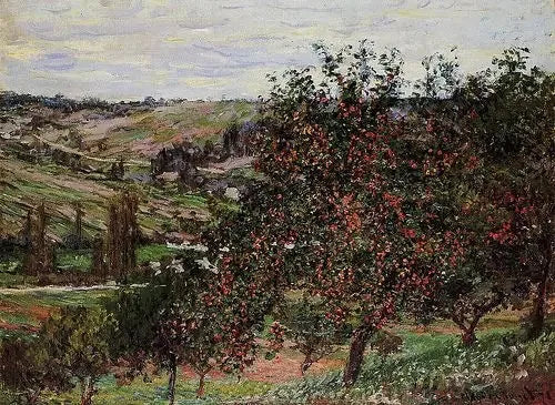 Jabłonie w pobliżu Vétheuil - Claude Monet