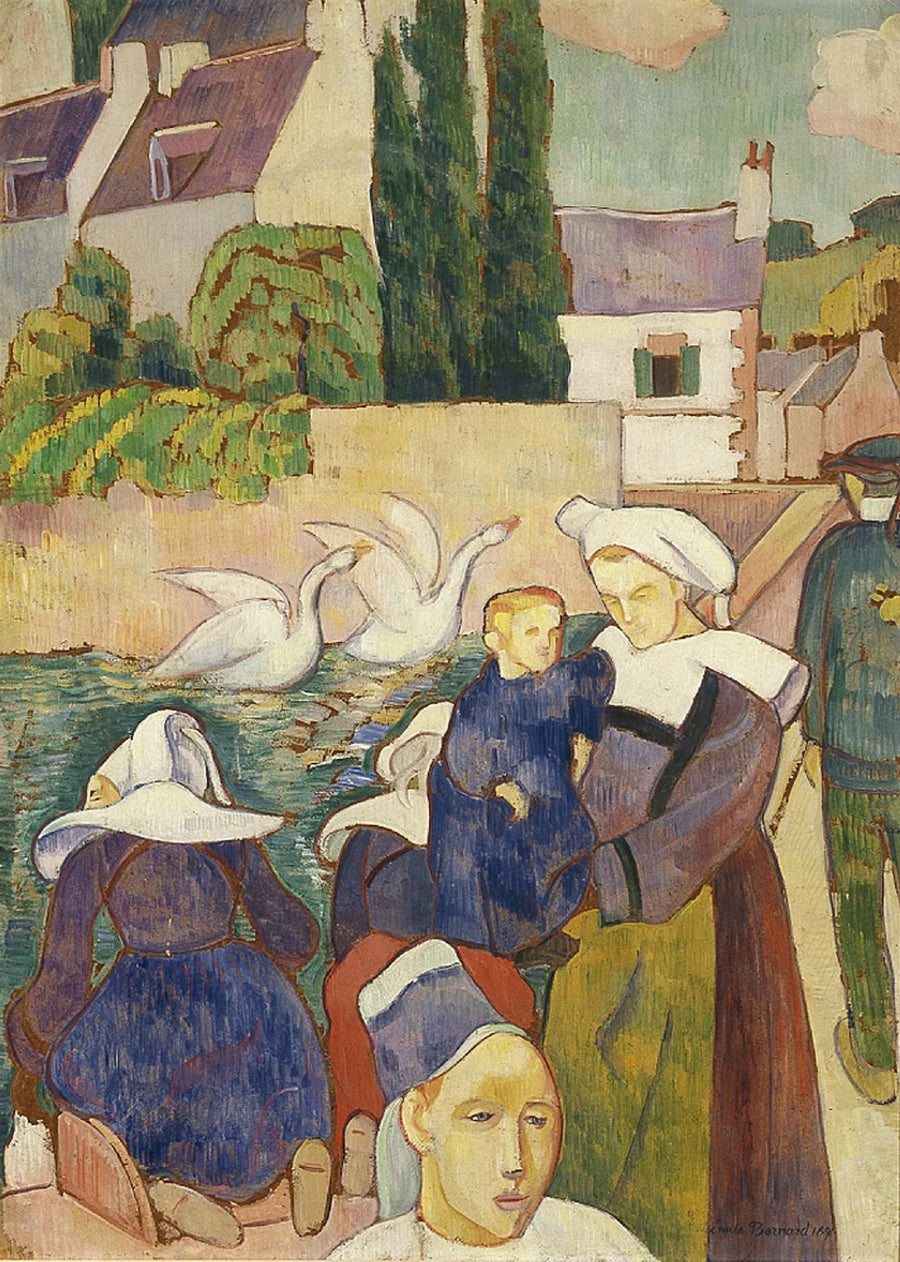 Most w Pont-Aven - Émile Bernard
