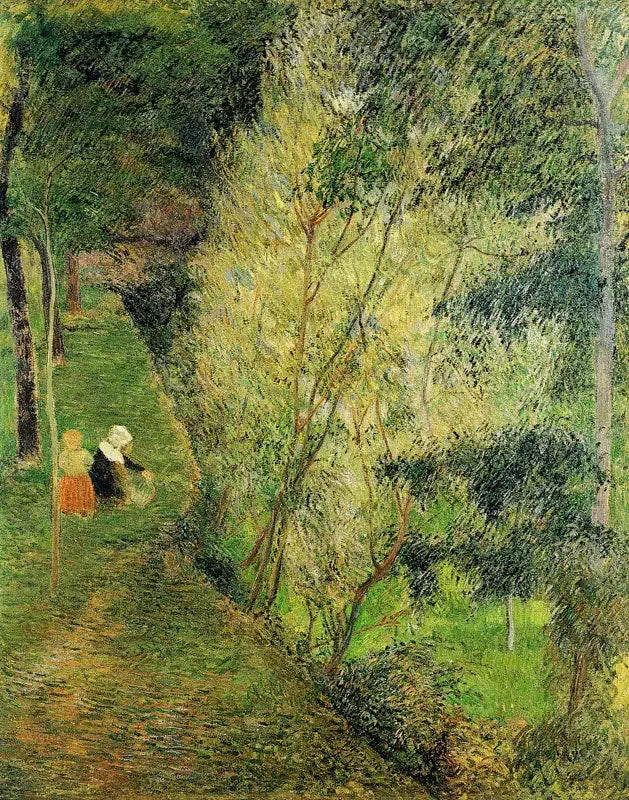 Pont-Aven i dziecko w lesie - Paul Gauguin