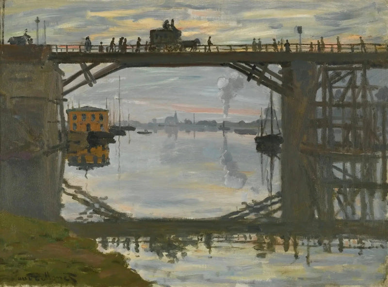 Drewniany most W195 - Claude Monet