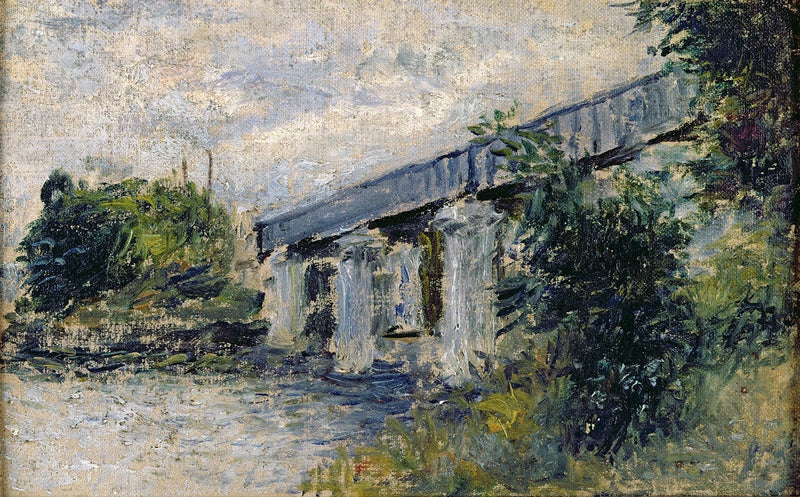 Most kolejowy, Argenteuil W320 - Claude Monet