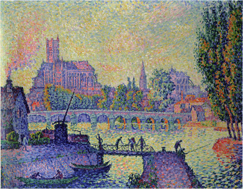 Most w Auxerre - Paul Signac