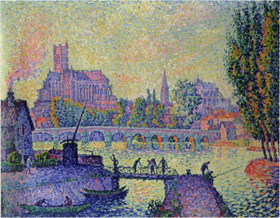 Most w Auxerre - Paul Signac