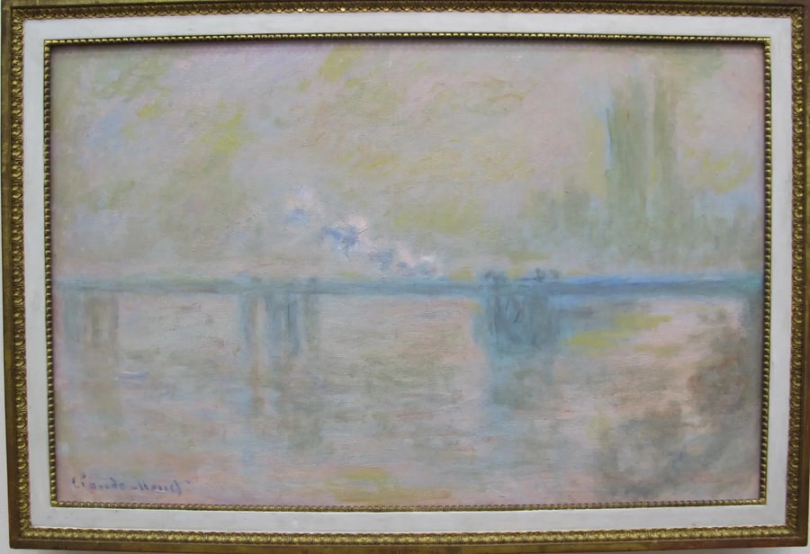 Most Charing Cross (pochmurny dzień), 1900 - Claude Monet