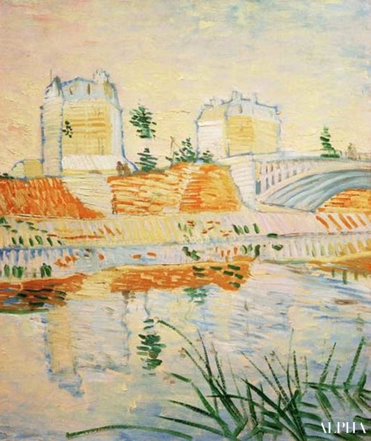 Pont de Clichy - Van Gogh - Reproductions de tableaux et peintures haut de gamme