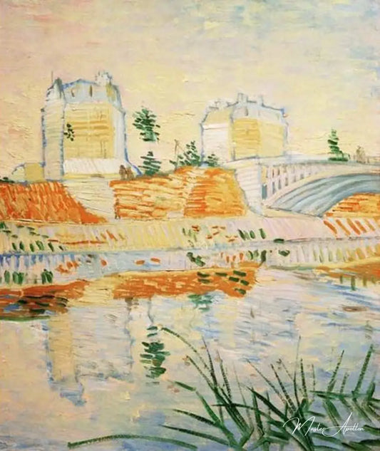 Pont de Clichy - Van Gogh - Reproductions de tableaux et peintures haut de gamme