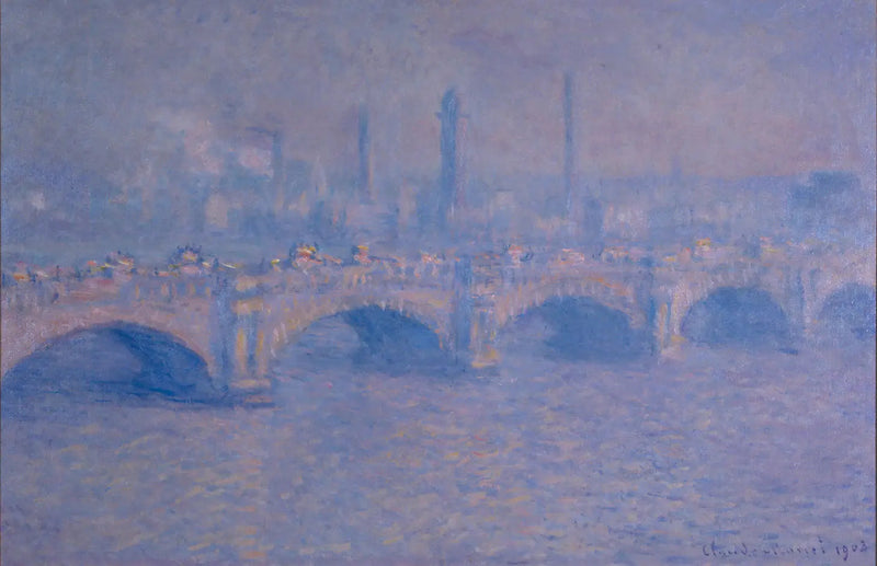 Most Waterloo, efekt słońca - Claude Monet