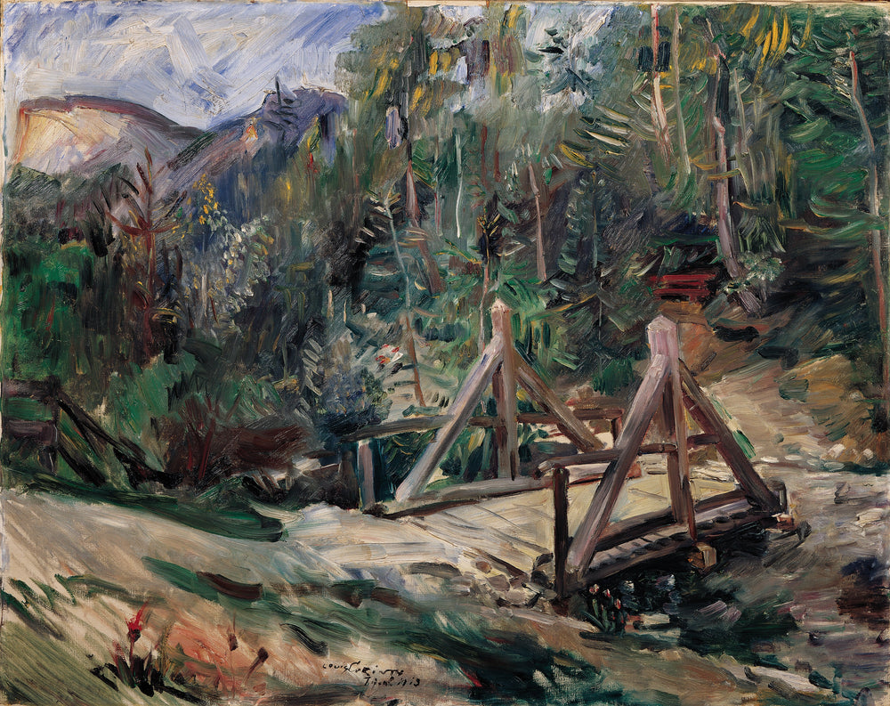 Pont du Tyrol - Lovis Corinth image 1 reproduction artisanale de tableau