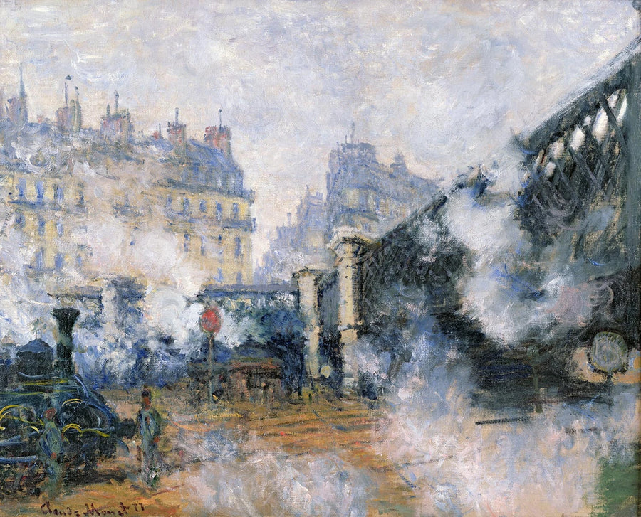 Most Europy, dworzec Saint-Lazare - Claude Monet