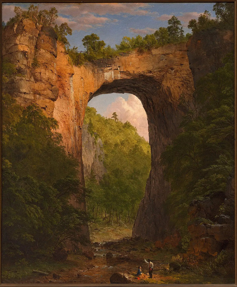 Naturalny Most, Virginie - Frederic Edwin Church