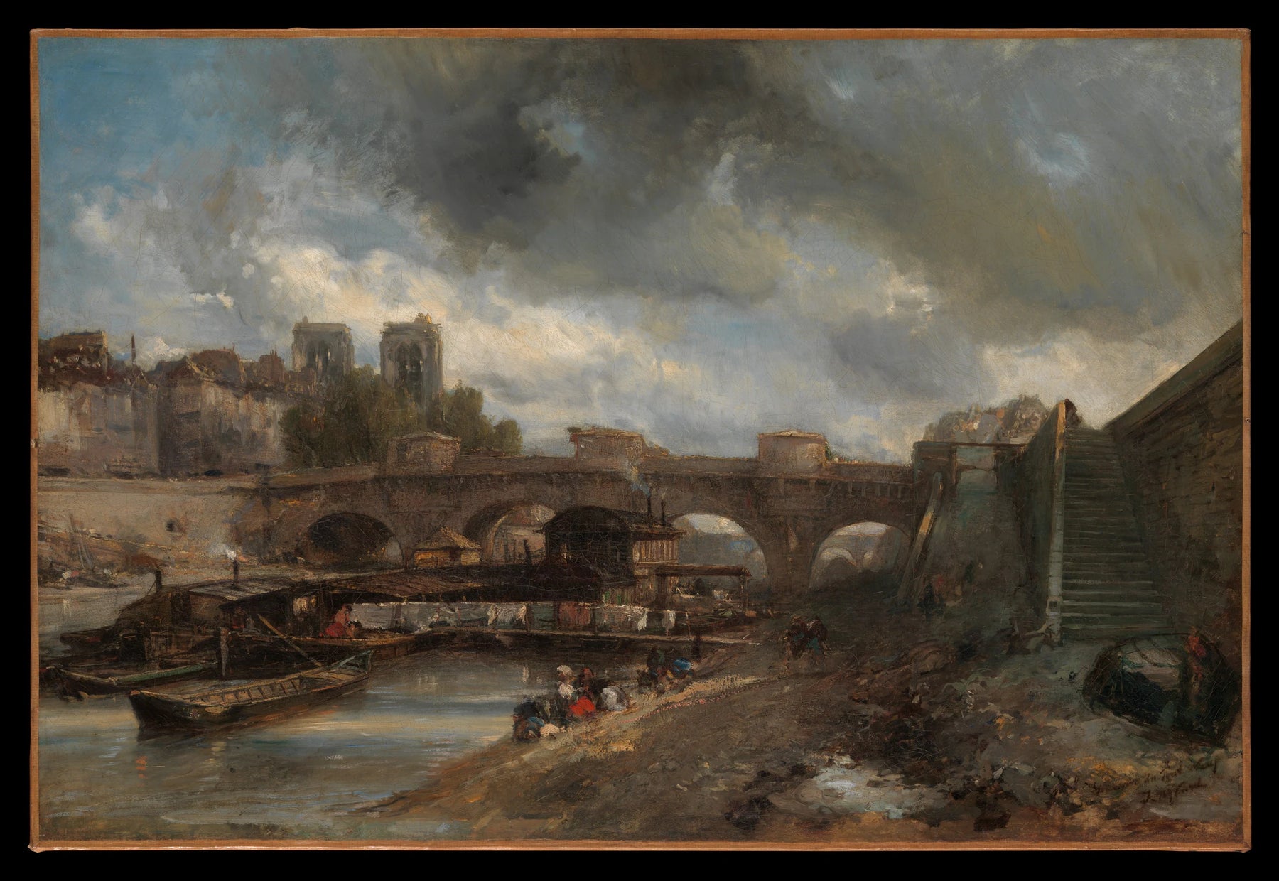 Le Pont Neuf - Johan Barthold Jongkind