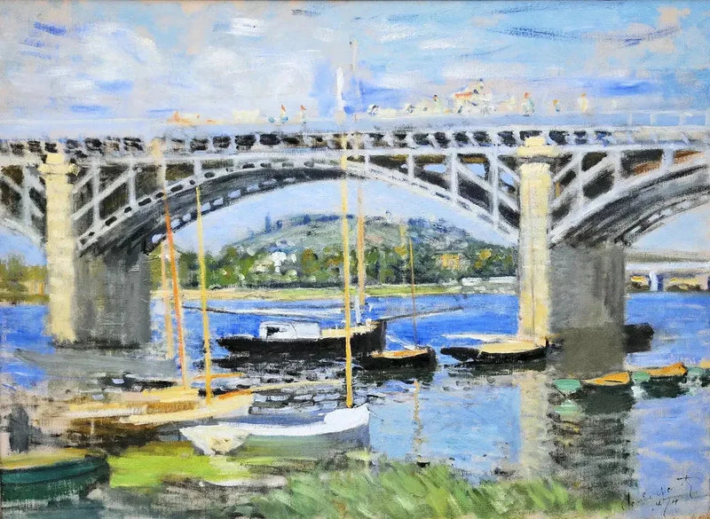 Most nad Sekwaną w Argenteuil W313 - Claude Monet