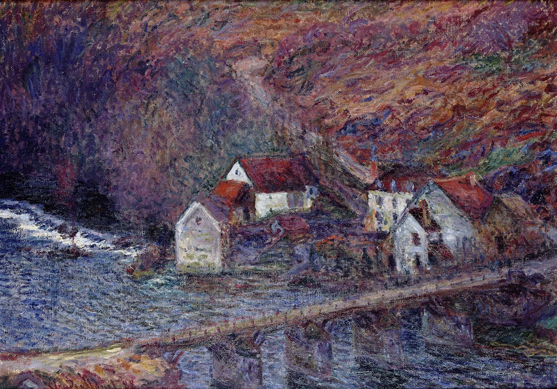 Most w Vervy - Claude Monet