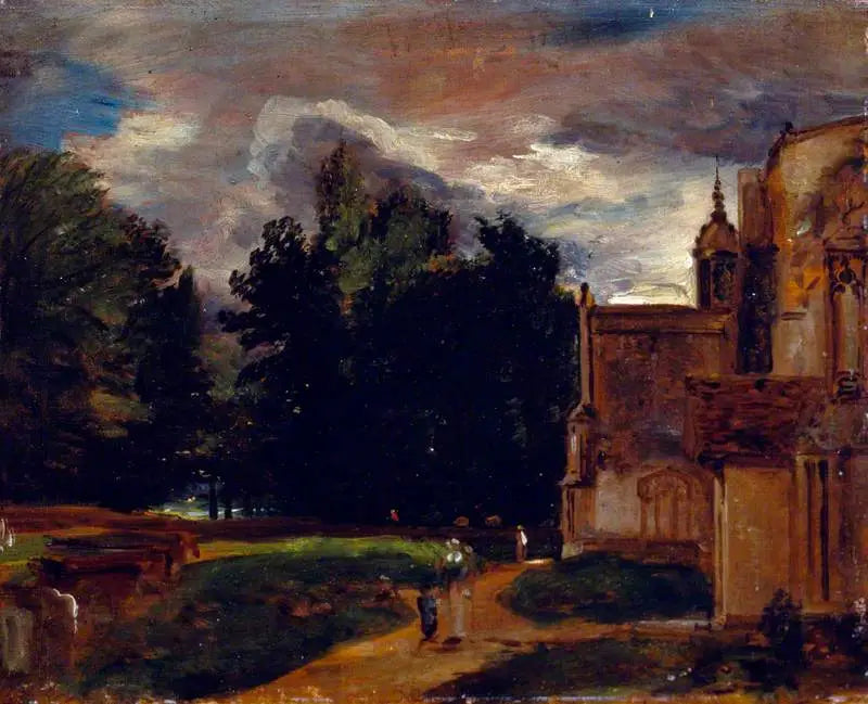 Portal kościoła w East Bergholt - John Constable